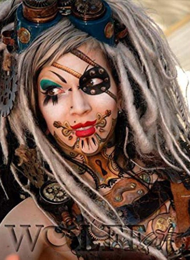Wolfe Face Art & Fx shirleyjj Wolfe F/X Essential Colors Face Paint - Black (45 gm) - Image 4