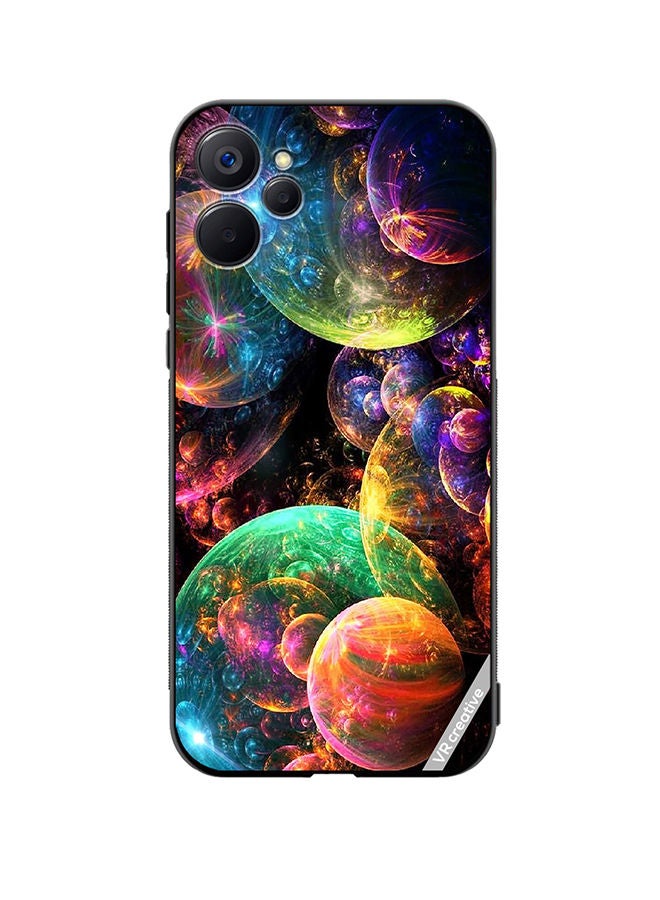 VR CREATIVE Protective Case Cover For Realme 9i 5G Galaxy Design Multicolour - Image 1