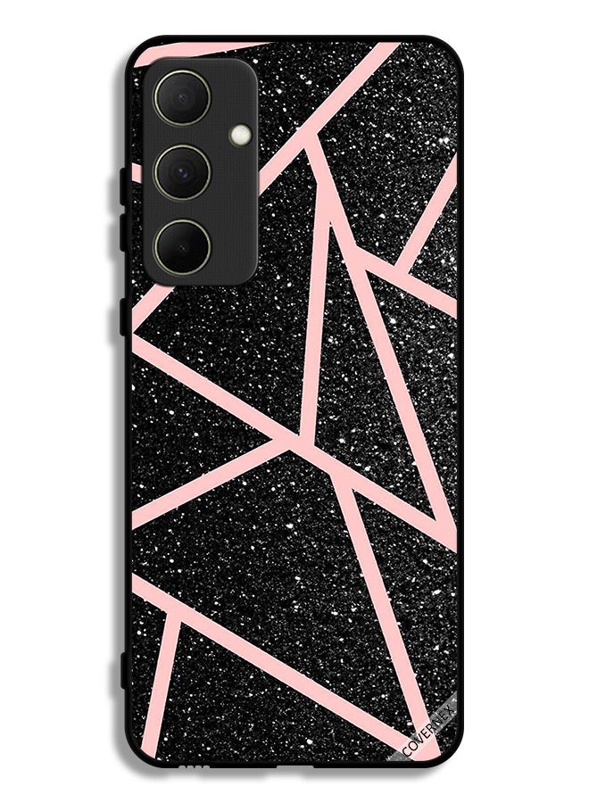 Covernex Samsung Galaxy A35 5G Protective Case Cover Glitters & Paths Pattern - Image 1