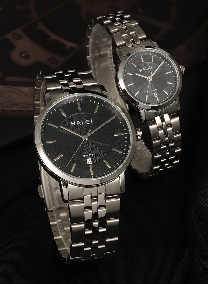 هالي ساعة هالي هارلي 586 مل كوارتز بسيطة للزوجين - Image 4