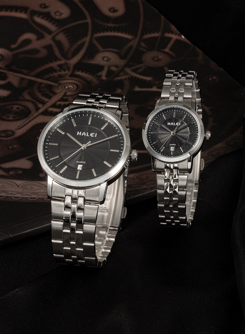 هالي ساعة هالي هارلي 586 مل كوارتز بسيطة للزوجين - Image 2