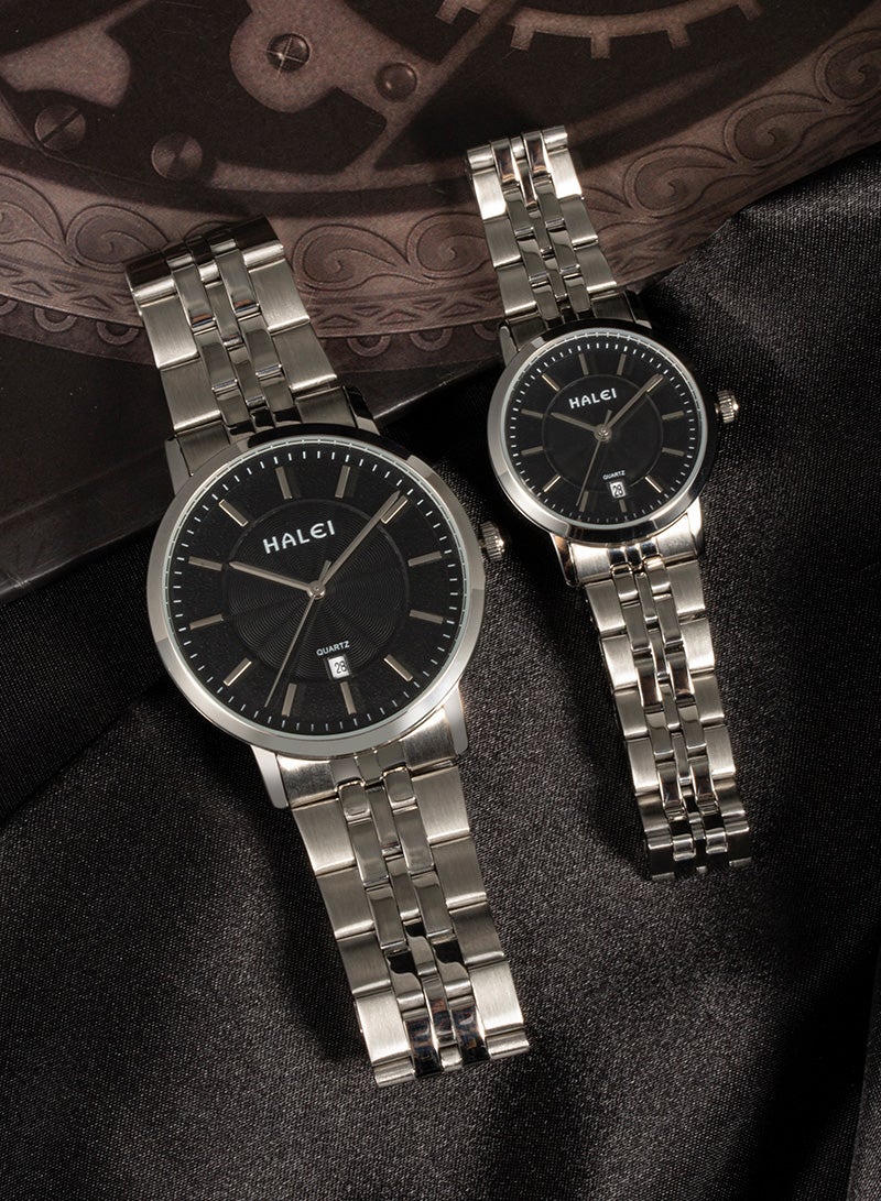 هالي ساعة هالي هارلي 586 مل كوارتز بسيطة للزوجين - Image 3