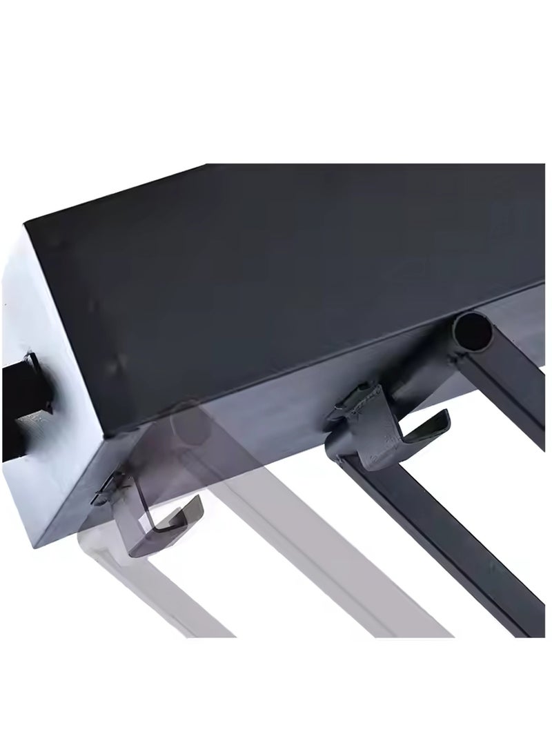Manful Outdoor Folding Charcoal Barbecue BBQ Grill Portable Camping Table for Grill with Air-Blower  - Image 2