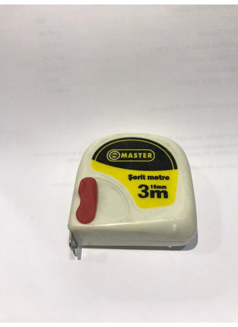 Tape Measure 3m - White