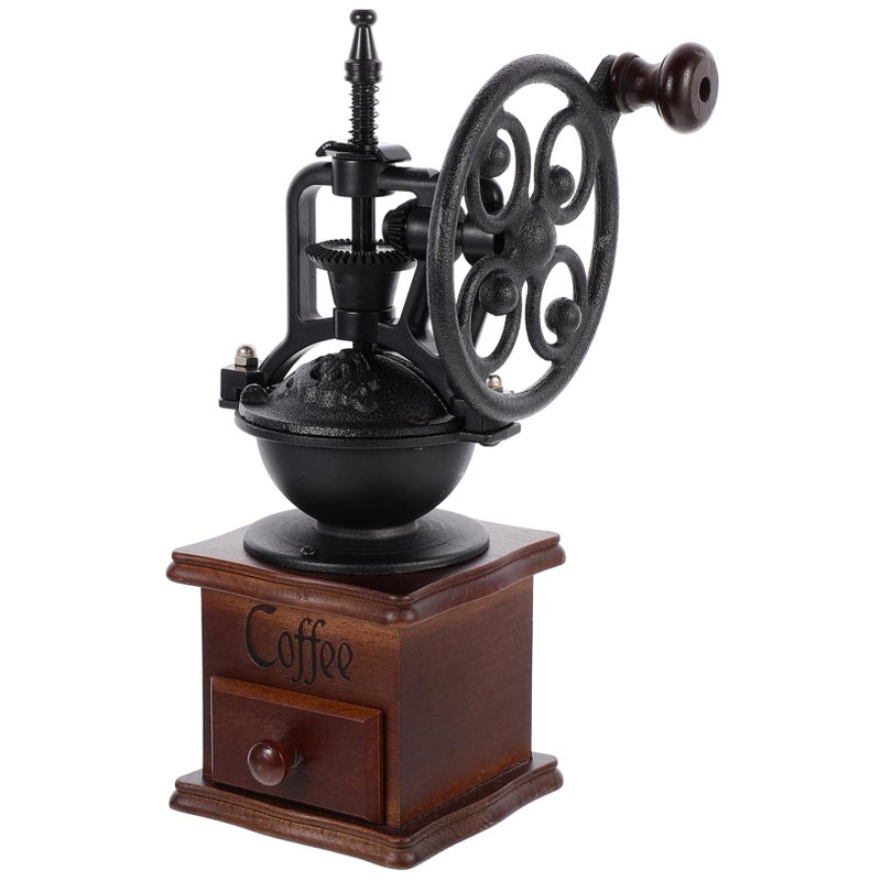 BESTOYARD 1pc Coffee Iron Ferris Wheel Hand Crank Office - Image 1