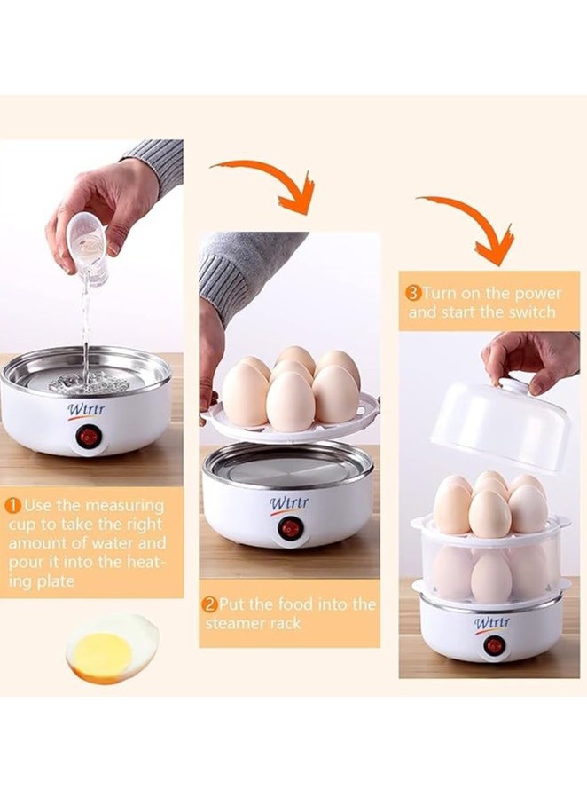 Wtrtr - Wtrtr Egg Boiler，7-14pcs Egg Cooker, Egg Steamer Maker, egg holder - Image 1