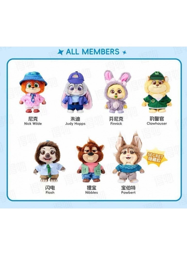 Western Mountains Crazy Animal City 3 Blind Box City Resident Series Plush Trendy Play Pendant Gift Blind Box -1 piece - Image 5