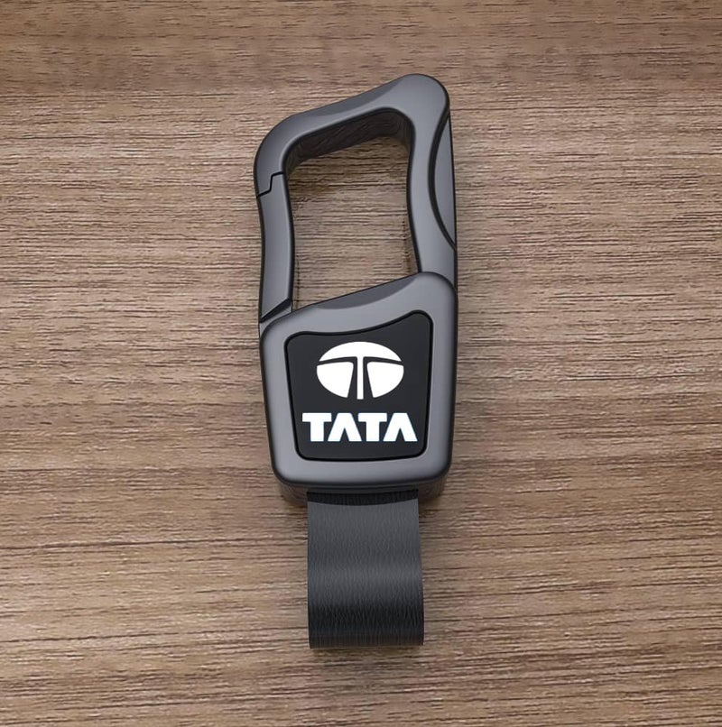 Contacts Car Keychain for Tata – Premium Leather Key Holder with Durable Metal Clip | Stylish & Secure Keychain for Men & Women - Image 4