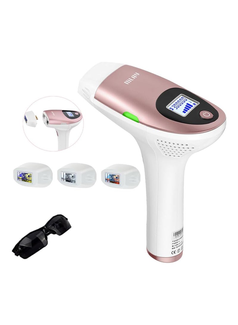 ملاي جهاز IPL لإزالة الشعر بالليزر 3 في 1 للمنزل طراز T3 وردي/ أبيض - Image 2