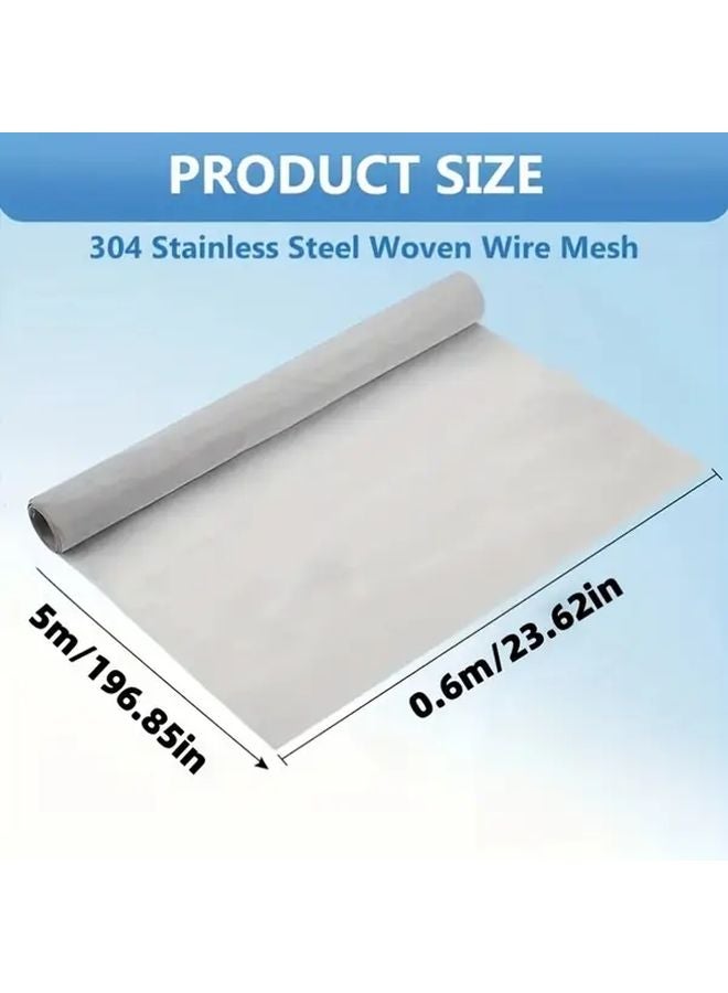 304 Stainless Steel 20 Mesh Screen 0 5x2 5 Meters Garden Pest Protection Net - Image 3