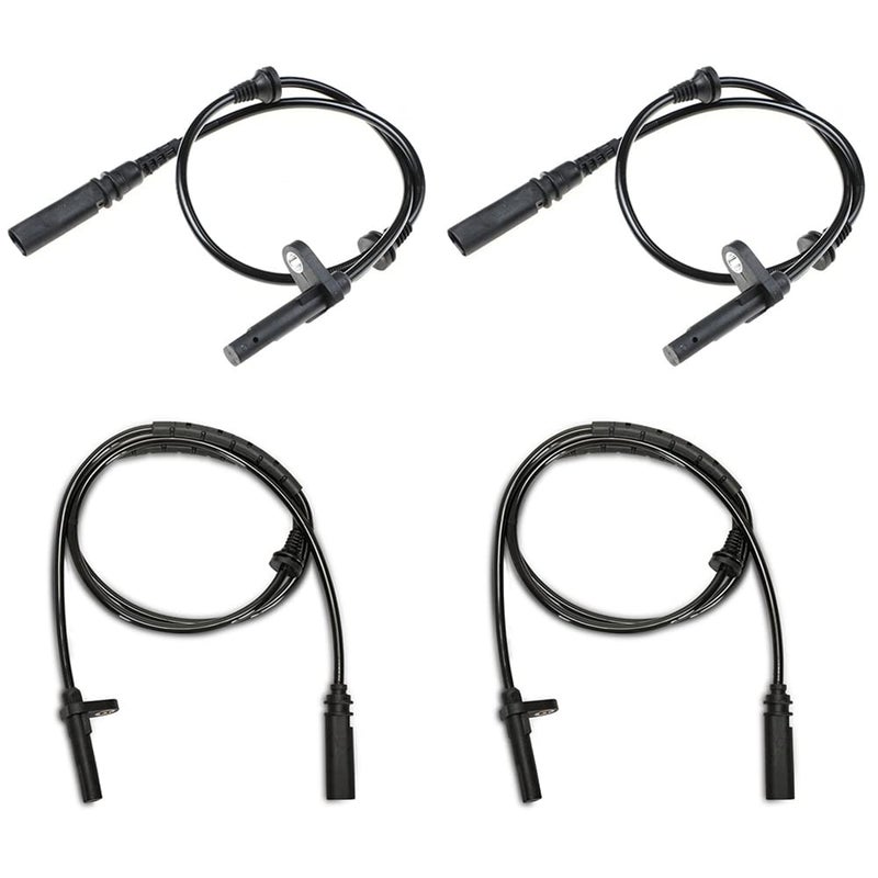 Bomunik Front Left Right Wheel Speed Sensor for BMW X5 E70 F15 F85 X6 E71 E72 F16 F86 X5 20072018 X6 20082019 OE Number3452677177634526771777 Front Wheels Rear Wheels Speed Sensor 4PCS