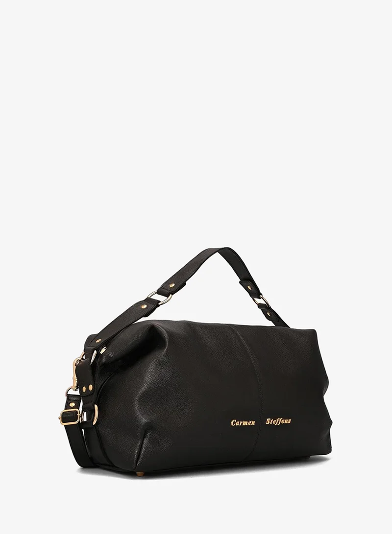 Black Slouch Shoulder Bag
