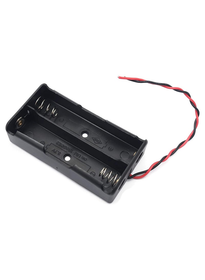 18650 Dual Battery Holder, 7.4V Output Lithium Battery Holder  - Image 1