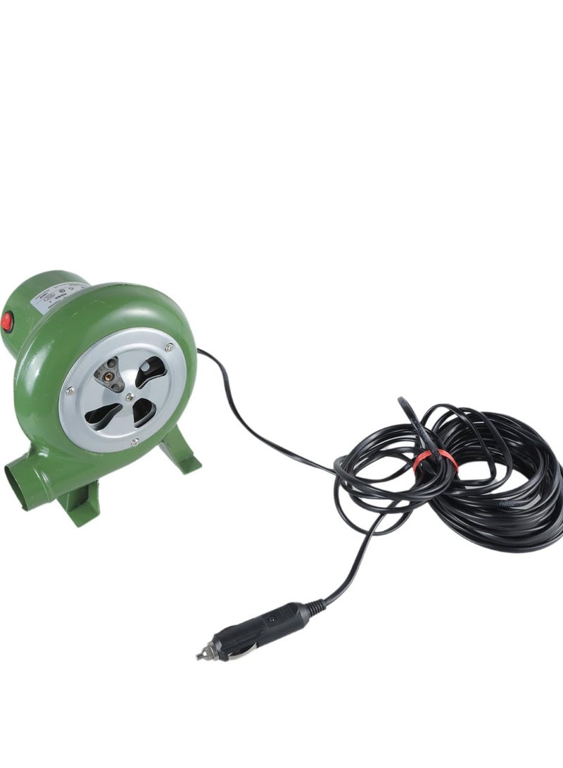 40 واط شواء مروحة DC12V بالطاقة 5500 دورة في الدقيقة المدخن مروحة للنزهات التخييم شواء الطبخ متغير سرعة الهواء مروحة نفخ  - Image 1