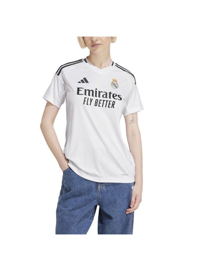 Adidas Adidas Real H Jsy W White Football Jerseys For Women Xs  - Image 5