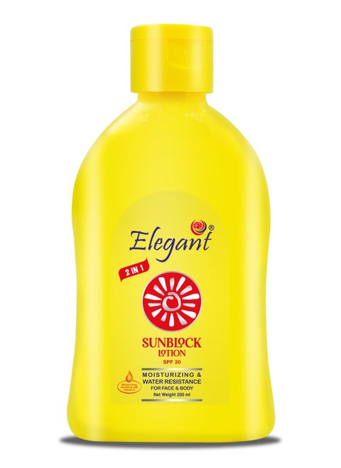 Elegant Red Sunblock Lotion SPF 30 200ML