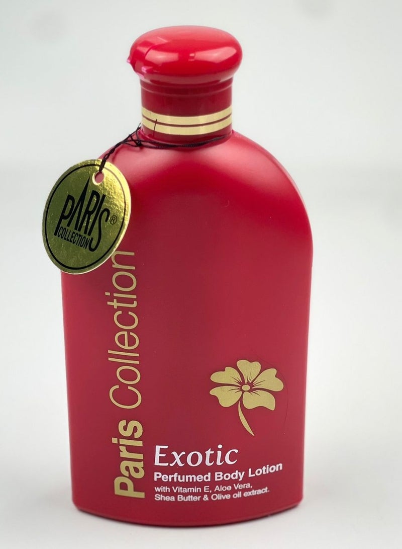 Paris Paris Perfumed Body Lotion with Vitamin E, Shea Butter and Olive Oil Extract