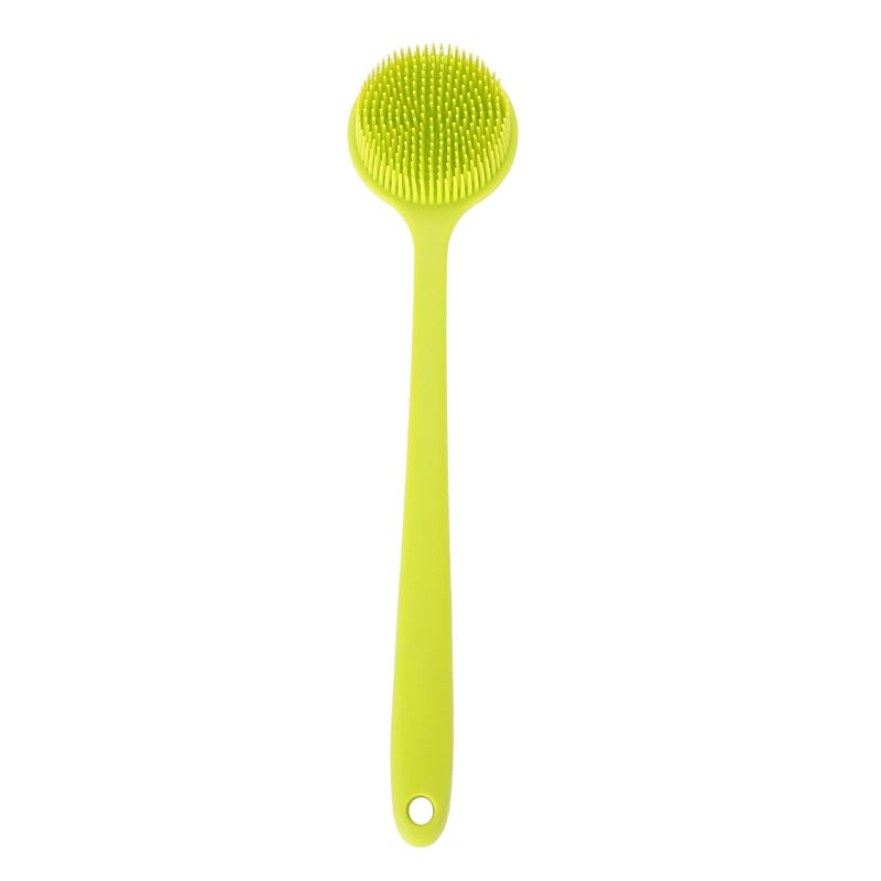 Silicone Soft Long Handle Shower Exfoliating Brush Body Scrubber Bath Shower Massage Brush - Image 4