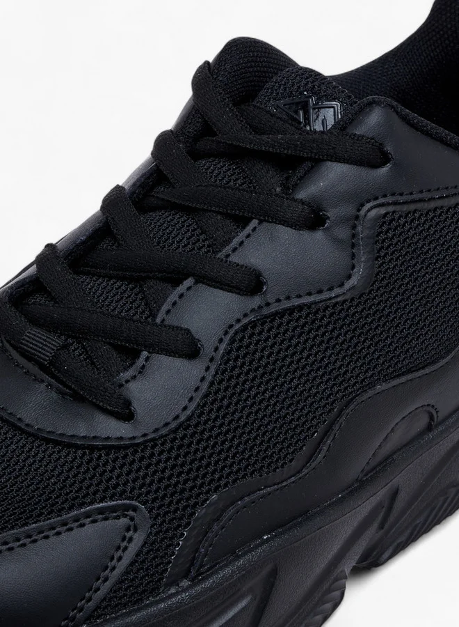 Oaklan by Shoexpress Panelled Lace-Up Sports Shoes