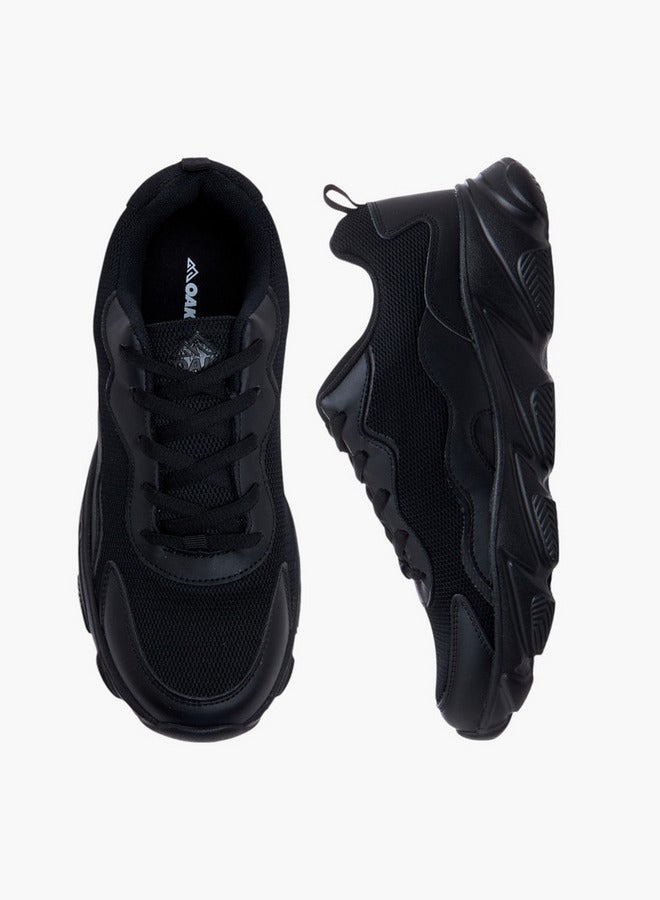 Oaklan by Shoexpress Panelled Lace-Up Sports Shoes - Image 3