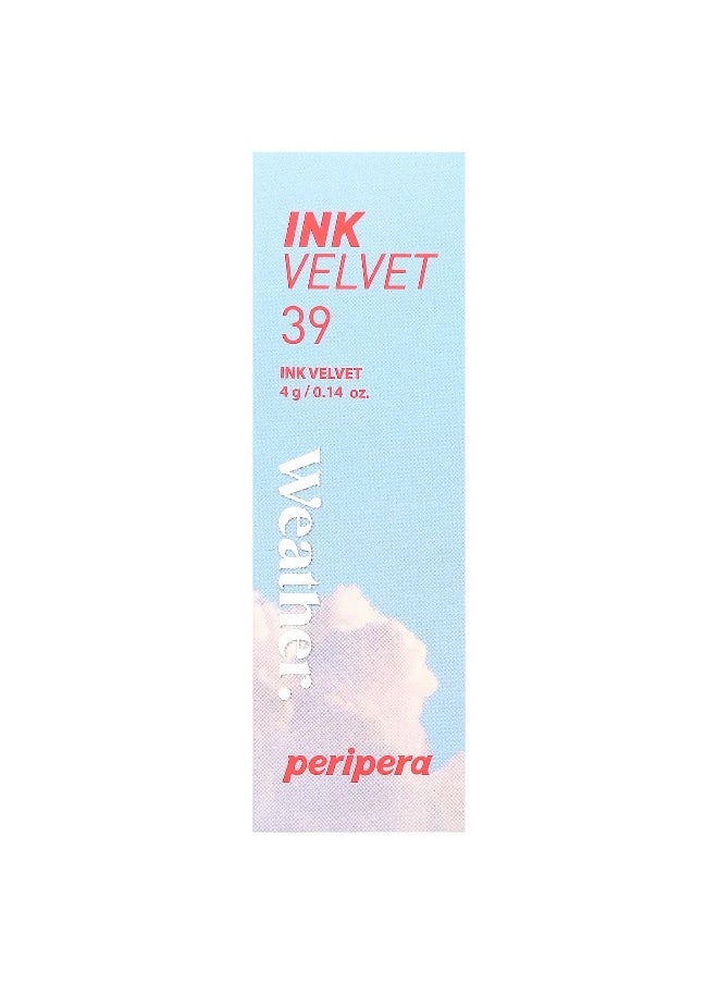 Peripera Peripera, Ink Velvet Lip Tint, Weather, 39 Sunny Orange, 0.14 oz (4 g)  - Image 2