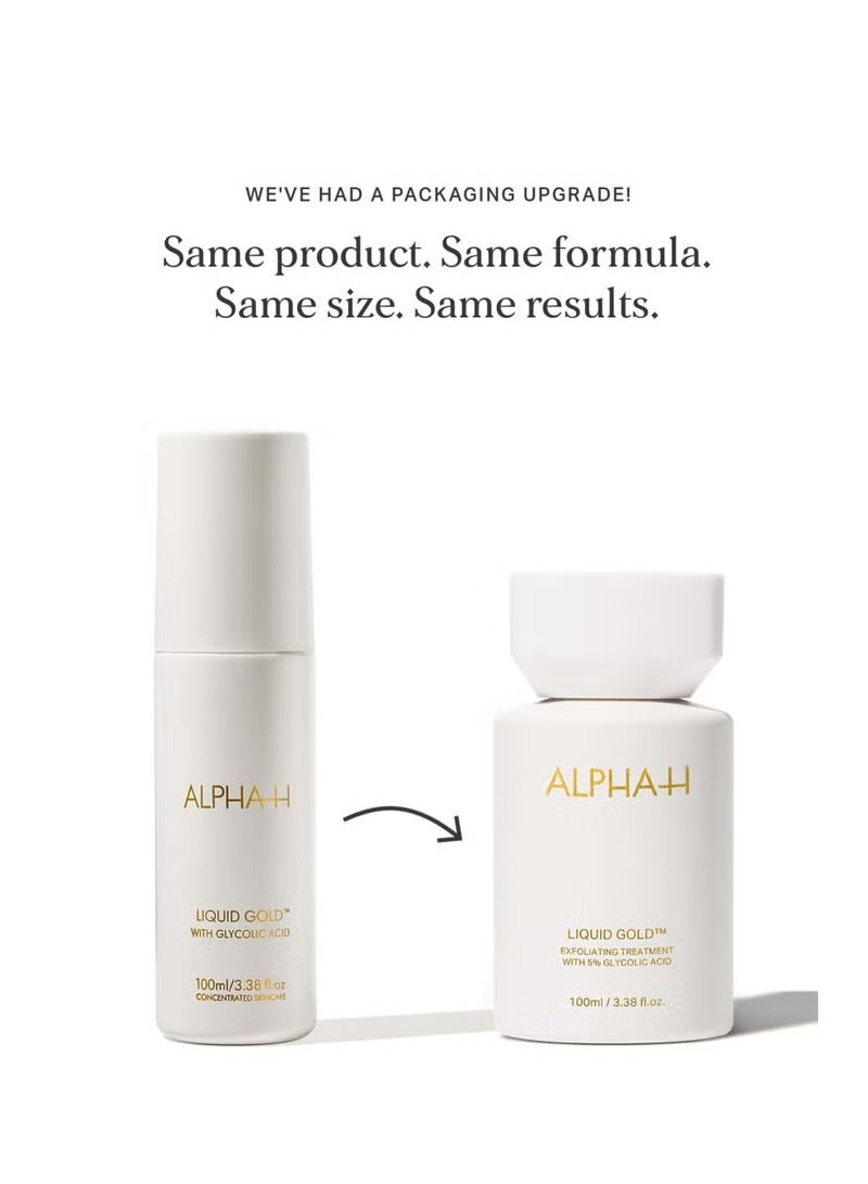Alpha-H Liquid Gold Exfoliating Treatment with 5% Glycolic Acid 100ml - Image 2