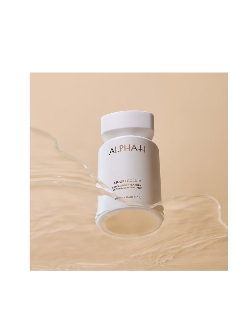Alpha-H Liquid Gold Exfoliating Treatment with 5% Glycolic Acid 100ml - Image 3