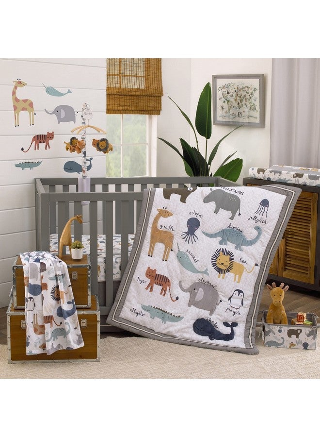 NoJo Zoo Animals Multi Character Super Soft Baby Blanket - Image 5