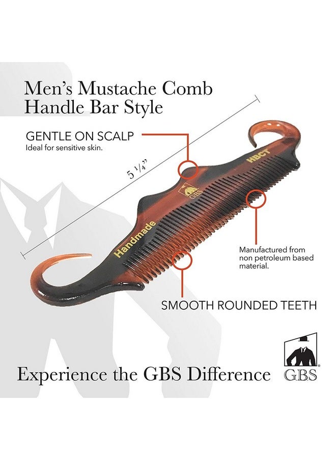 G.B.S - .B.S Beard Grooming And Trimming Kit For Men Beard Brush Folding Comb Mustache Comb Beard Balm Wax And Unscented Oil Barber Razor Barber Scissors - Image 1