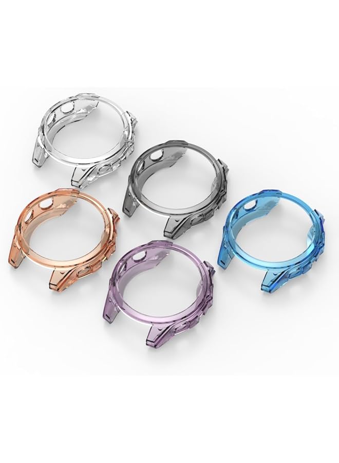 Dado Case Protector Compatible With Garmin Fenix 8 Smartwatch Tpu Full Case Black 47Mm - Image 3