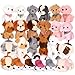 Niceup 24PCS Adopt a Puppy Party Favors Kids Mini Plush Dog Noncandy Easter Basket Stuffers Bulk Stuffed Animals Dog Paw Adoption Pet Doll Toys Birthday Party Goodie Bag Fillers Classroom Reward Gift - Image 3