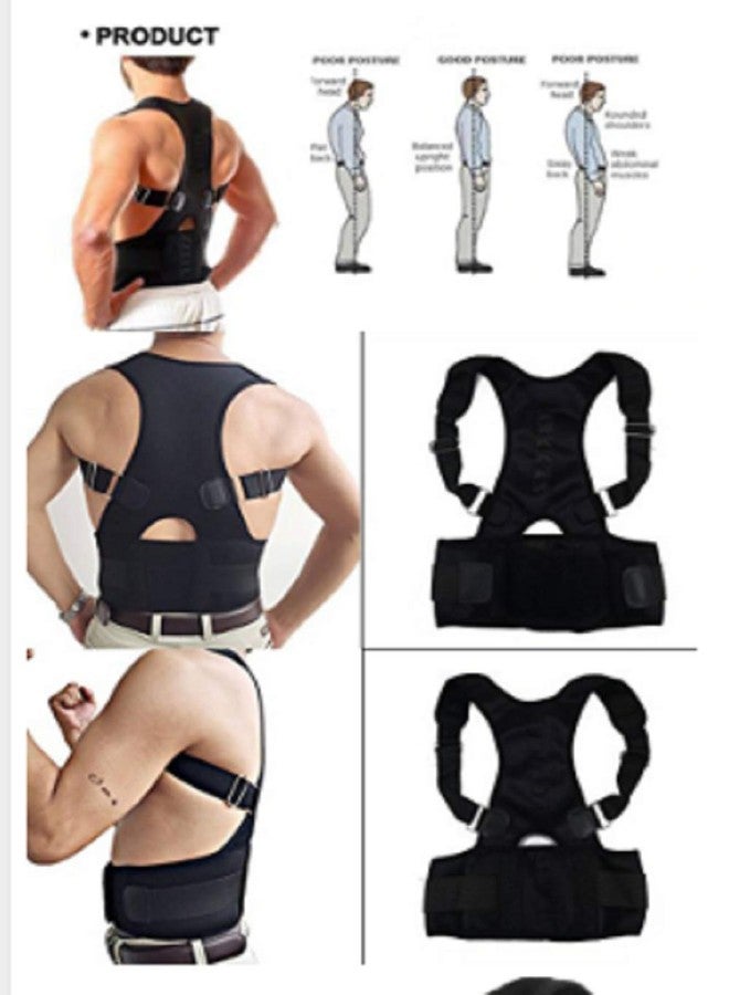 Param Posture Support Brace, Shoulder Back Support Belt for Men & Women (XL) - Image 5