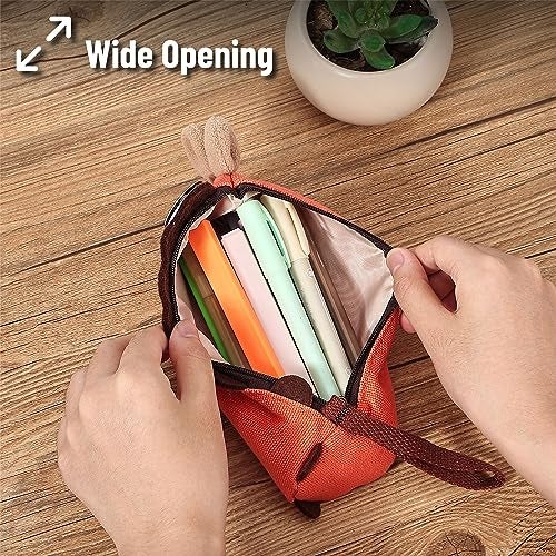 Mr. Pen- Standing Pencil Case, Animal Pencil Pouch, Red Donkey, Kids Pencil Case for Kids, Cute Pencil Pouch for Girls and Boys, Pen Case, Pen Pouch - Image 4