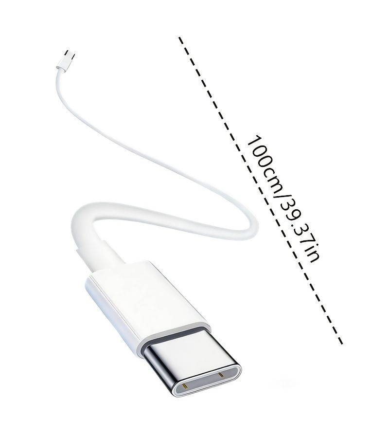 Dual Type-C to USB-C Fast Charging Cable 78.74 Inch 2Pcs PD 20W - Image 2