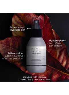 CIEL Daily Detox Moringa Facial Toner For Refreshed Balanced Skin Tightening Pores Astringent Tonic Mist, For All Skin Types - 100Ml  - Image 3