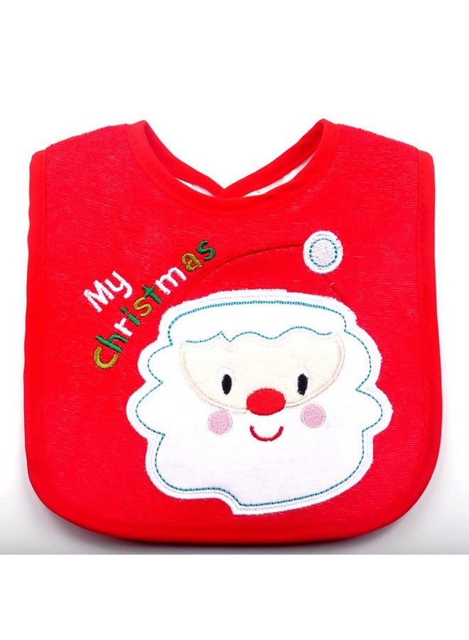 Dream Loom Christmas Baby Bibs 4pcs, First Xmas Baby Gift, for Babies Newborns and Toddler - Image 1