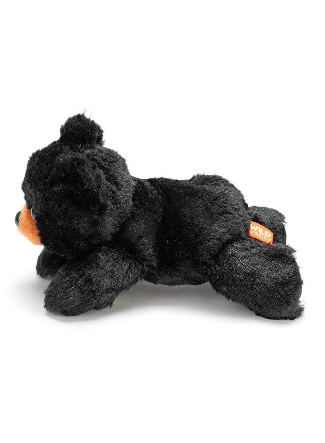 Wild Republic دب أسود محشو من وايلد ريبابليك، لعبة محشوة، هدية للأطفال، هاج'إيمز 7" ، دب أسود - Image 3