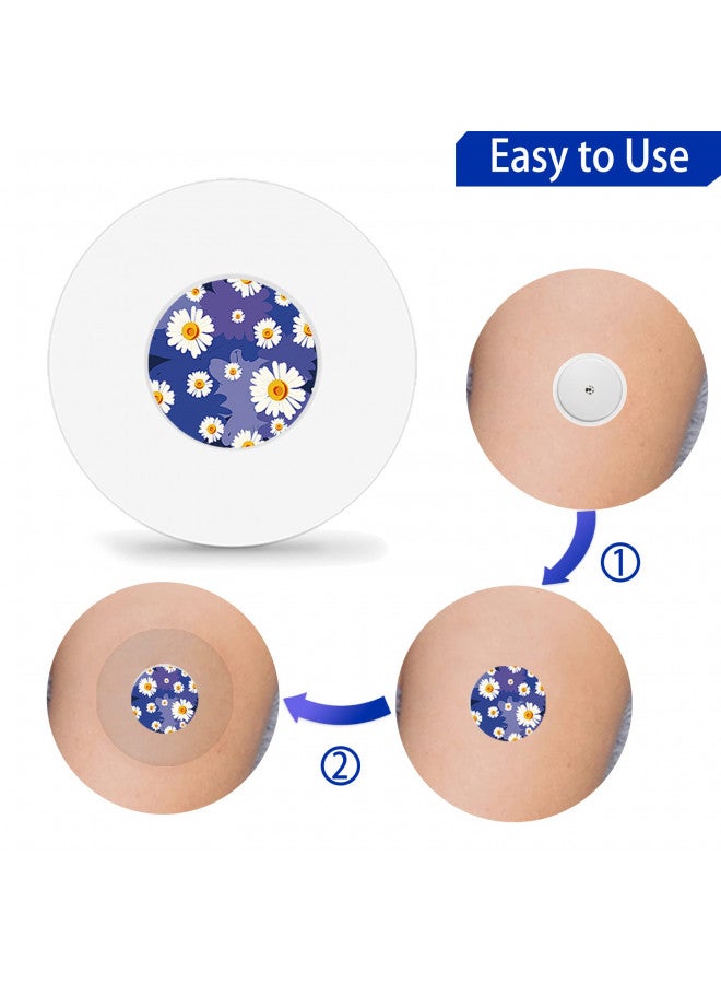 HONYOU Freestyle Sensor Stickers Sets & Libre 2 Sensor Covers Waterproof Adhesive Patches CGM Tape Clear Bandage with Sticker, Hypoallergenic Latex-Free 14 Days Long Stay,Total 40Pack - Image 3
