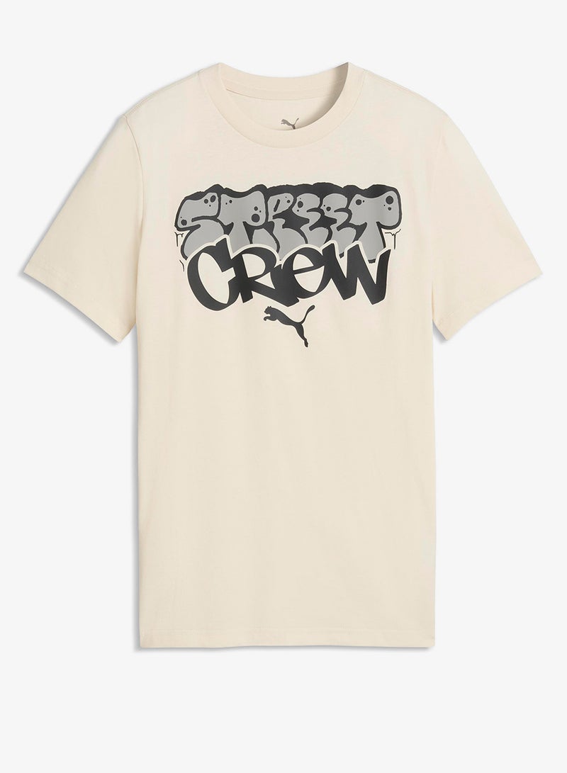 بوما تيشيرت برسومات شبابي بتصميم التسعينات - Image 1