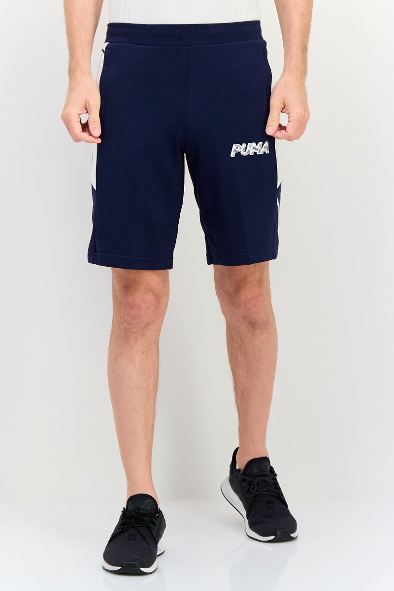 PUMA Men Sportswear Fit Drawstring Outdoor Shorts, Navy - Image 1