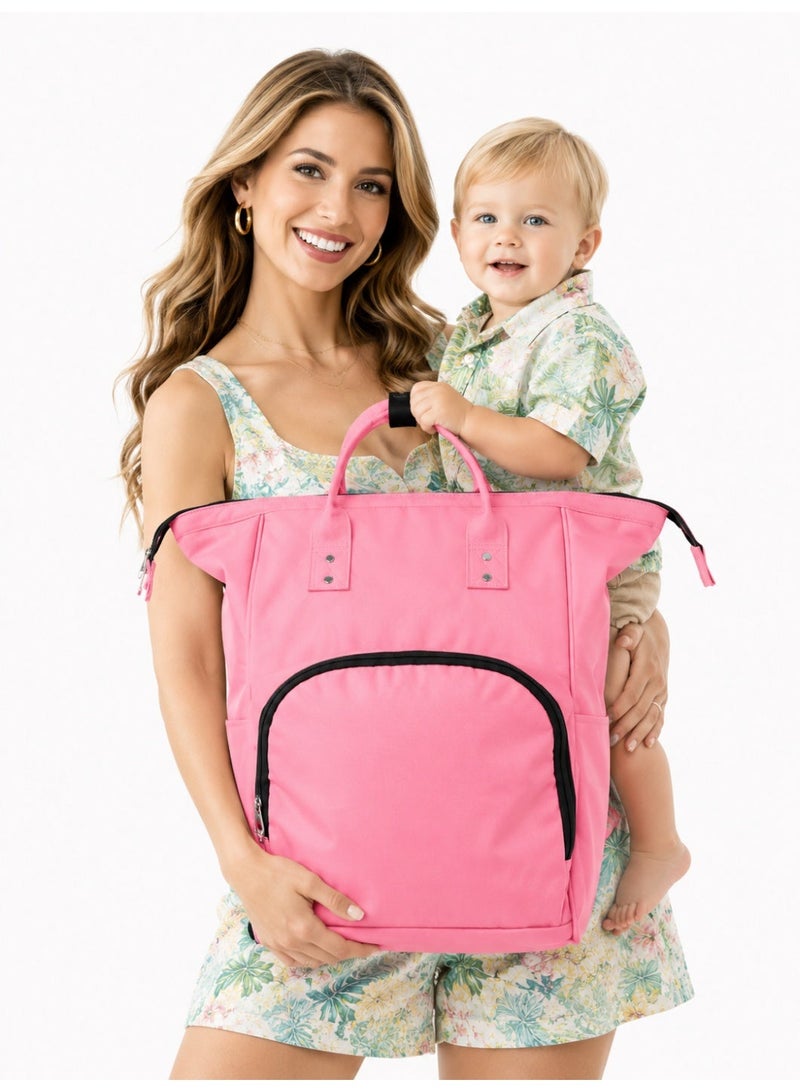 Multifunctional waterproof baby diaper backpack a bag and backpack for baby care essentials and travel for mothers large and wider - Image 1