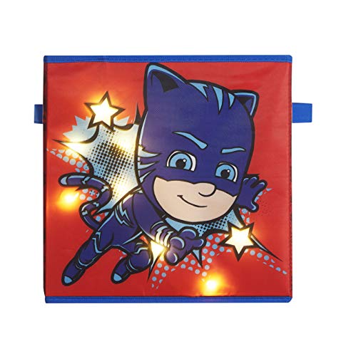 Idea Nuova PJ Masks 2 Pack Collapsible Storage 11.5" Cubes with LED Lights - Image 5