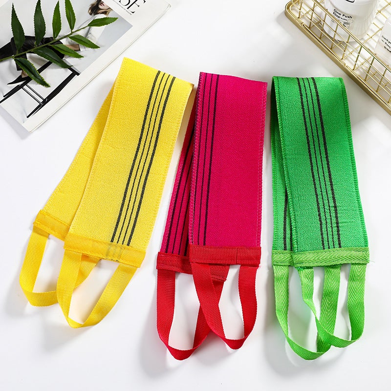 South Korea Grandma Bath Towel Back Strip Double-Sided Pull Back Long Strip Mud Bath Supplies Bath Bath Artifact - Image 2