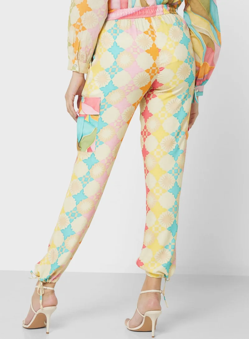 Never fully Dressed Printed High Waist Pants