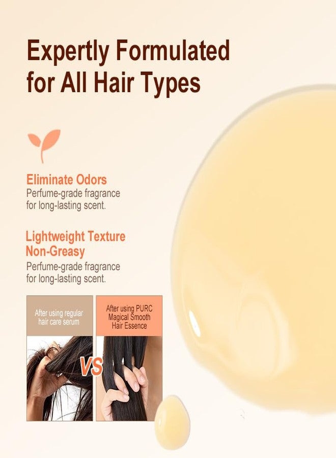 PURC Magic Instant Smooth Hair Serum Nourishing Repair Damaged Leave-In Hair Oil Anti-Frizz Softness Hair Care - Image 5