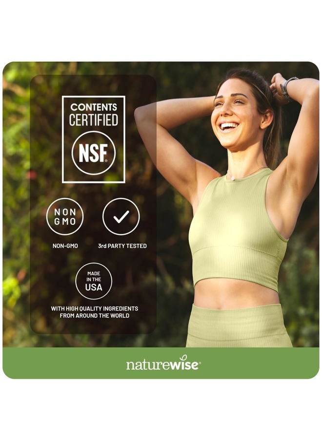 NatureWise Total Colon Care Fiber Cleanse with Herbal Laxatives, Prebiotics, & Digestive Enzymes for Healthy Elimination, Safe Digestion & Weight, Detox, & Gut Health [1 Month Supply - 60 Count] - Image 4