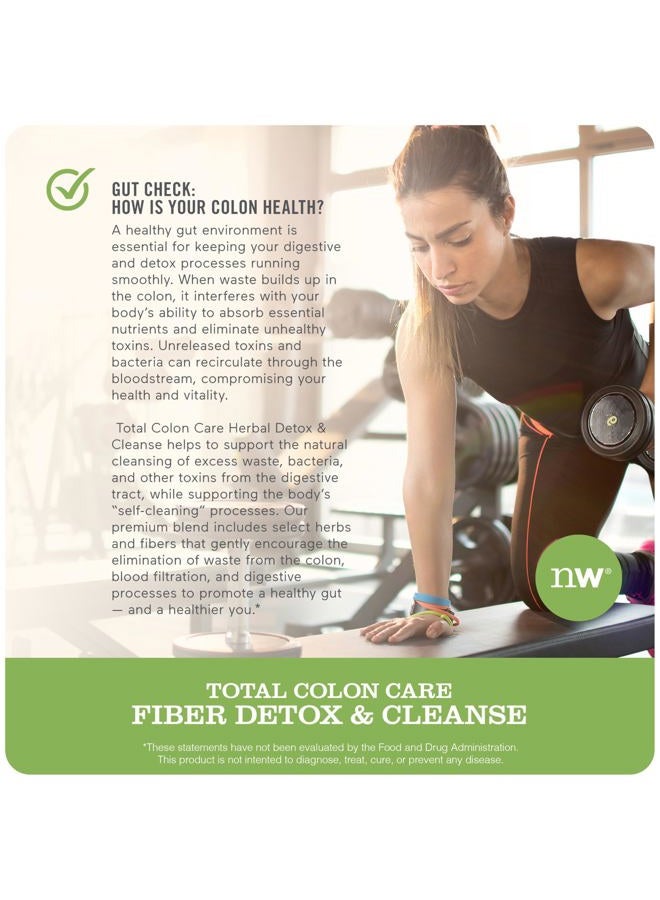 NatureWise Total Colon Care Fiber Cleanse with Herbal Laxatives, Prebiotics, & Digestive Enzymes for Healthy Elimination, Safe Digestion & Weight, Detox, & Gut Health [1 Month Supply - 60 Count] - Image 3