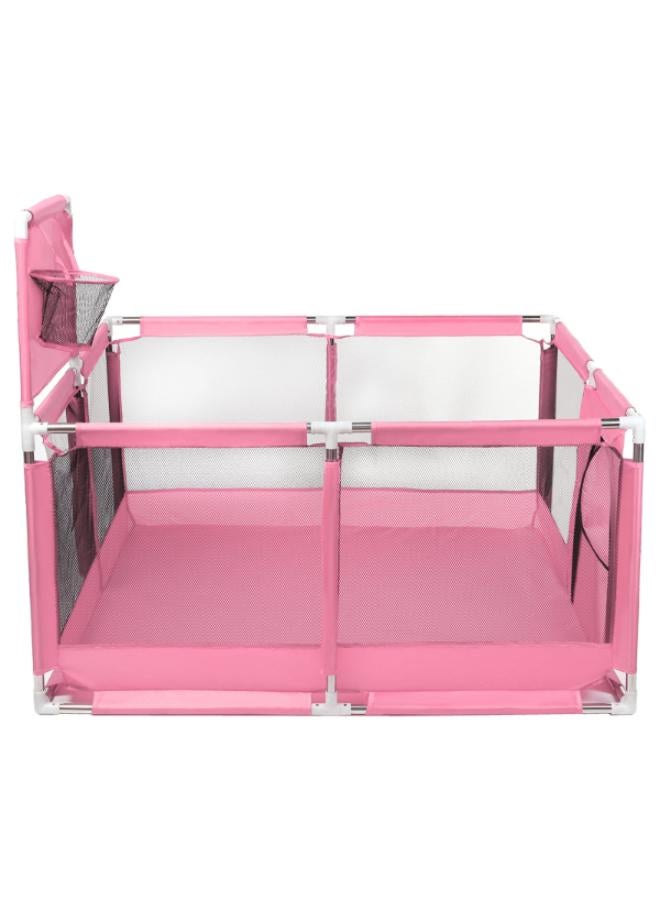 Baby Playpen with basket for Babies and Toddlers Baby Fence Baby Play Yards for Indoor & Outdoor 127*127*66(Pink) CODE / 159 - Image 2