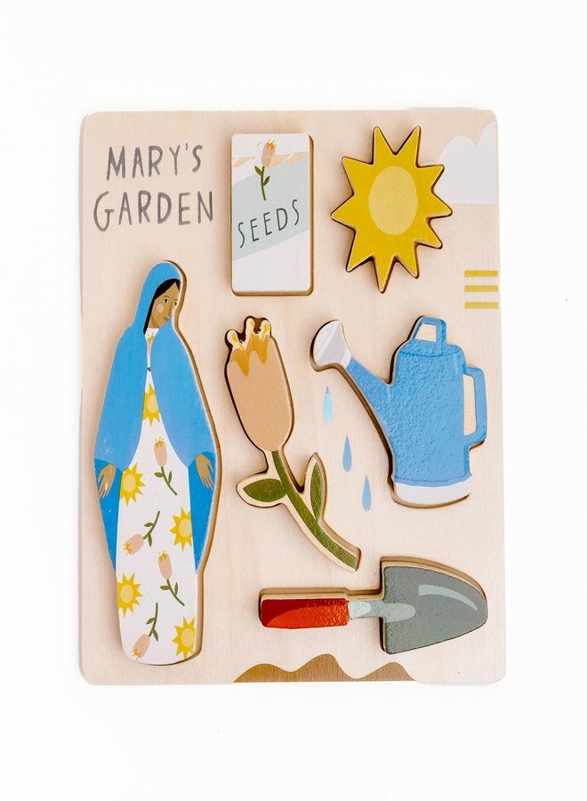 Wooden Puzzle - Mary's Garden