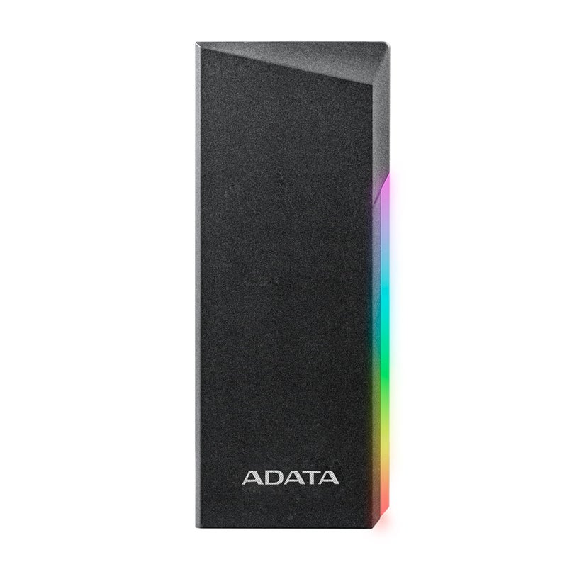 ADATA EC700G M2 PCIeSATA SSD Enclosure HighCapacity Storage Game Console Compatible Quick Load SSD Expansion Aluminum RGB No Tools Needed AEC700GU32G2CGY - Image 2